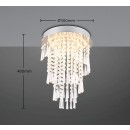 Trio Reality TR67341106 LED mennyezetre szerelhető lámpa POMP | 18W integrált LED forrás | 2400lm | 2700-6500K