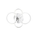Trio Reality TR67364106 LED mennyezetre szerelhető lámpa CIRES | 27W integrált LED forrás | 3400lm | 4000K