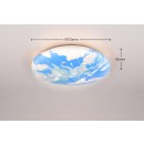Trio Reality TR67471100 LED mennyezetre szerelhető lámpa TERRA | 15W integrált LED forrás | 1500lm | 3000K
