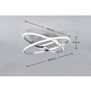 Trio Reality TR67802106 LED mennyezetre szerelhető lámpa LANE | 27W integrált LED forrás | 3500lm | 4000K