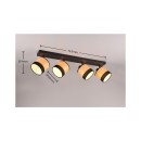 Trio Reality TR81664032 mennyezeti spotlámpa BOLZANO E14