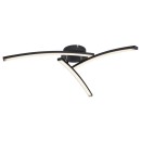Globo 67129-18 LED fürdőszobai mennyezetre szerelhető lámpa Tansy I 1x18W | 1500lm | 3000-4000-6000K | IP44 - állítható, memória funkció, fokozatos szabályozás, fekete