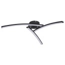 Globo 67129-18 LED fürdőszobai mennyezetre szerelhető lámpa Tansy I 1x18W | 1500lm | 3000-4000-6000K | IP44 - állítható, memória funkció, fokozatos szabályozás, fekete