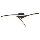 Globo 67129-18 LED fürdőszobai mennyezetre szerelhető lámpa Tansy I 1x18W | 1500lm | 3000-4000-6000K | IP44 - állítható, memória funkció, fokozatos szabályozás, fekete