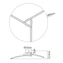 Globo 67129-18 LED fürdőszobai mennyezetre szerelhető lámpa Tansy I 1x18W | 1500lm | 3000-4000-6000K | IP44 - állítható, memória funkció, fokozatos szabályozás, fekete