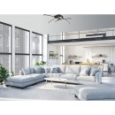 Globo 67129-24 LED fürdőszobai mennyezetre szerelhető lámpa Tansy I 1x24W | 1850lm | 3000-4000-6000K | IP44 - fokozatos szabályozás, fekete