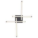 Globo 67129-24 LED fürdőszobai mennyezetre szerelhető lámpa Tansy I 1x24W | 1850lm | 3000-4000-6000K | IP44 - fokozatos szabályozás, fekete