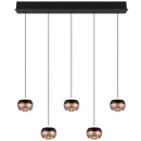 Trio SELECT  T344410532 LED mennyezeti függőlámpa ORBIT   | 5x8W integrált LED forrás | 5x960lm | 2300+3000+4000K