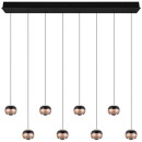 Trio SELECT  T344410832 LED mennyezeti függőlámpa ORBIT   | 8x8W integrált LED forrás | 8x960lm | 2300+3000+4000K