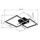 Globo 672842 LED mennyezetre szerelhető lámpa TYLER | 20W integrált LED forrás | 800lm | 3000K