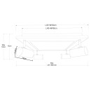Globo 67306D2 LED mennyezetre szerelhető lámpa ULLA  | 24W integrált LED forrás | 1900lm | 3000K