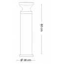Ideal Lux 162492 kültéri lámpa Torre Big Antracit 1x15W|E27|IP44 - antracit