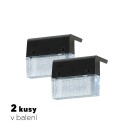 Immax 08501L LED napelemes kültéri fali lámpa DECK  | 1W integrált LED forrás