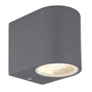 Globo 34163 kültéri fali lámpa Veronika 1x35W | GU10 | IP44 - antracit