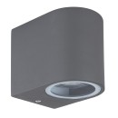 Globo 34163 kültéri fali lámpa Veronika 1x35W | GU10 | IP44 - antracit