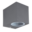 Globo 34164 kültéri fali lámpa Veronika 1x35W | GU10 | IP44 - antracit