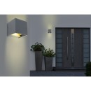 Globo 34168 LED kültéri fali lámpa Veronika 1x3W | 308lm | 3000K | IP54 - antracit