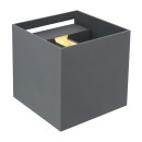 Globo 34168 LED kültéri fali lámpa Veronika 1x3W | 308lm | 3000K | IP54 - antracit