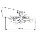 Globo 63160-3 mennyezetre szerelhető lámpa Vida 3x40W | E14