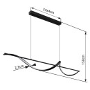 Globo 67207-24 LED mennyezeti függőlámpa VIOLINO  | 24W integrált LED forrás | 1000lm | 3000K