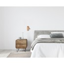 Italux 5906630853793 LED fali spotlámpa Cali | 2.5W integrált LED forrás | 3000K | kapcsolóval | aranyszínű