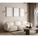 Italux WL-30263-1B-BRO-AMB fali lámpa Busco E27