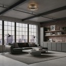 Italux WL-36482-GR LED mennyezeti lámpák Passo | 8W integrált LED forrás | 3000K | szürke | fekete