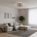 Italux WL-36482-GR LED mennyezeti lámpák Passo | 8W integrált LED forrás | 3000K | szürke | fekete