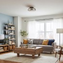 Italux WL-36482-YLL LED mennyezeti lámpák Passo | 8W integrált LED forrás | 3000K | sárga | fekete