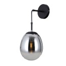 Italux WL-40825-1-BK fali lámpa Meolo E14