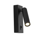 Italux WL-46376-1-BK LED fali spotlámpa Nova | 3W LED | 153lm | 3000K