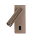 Italux WL-46376-1-CF LED fali spotlámpa Nova | 3W LED | 153lm | 3000K