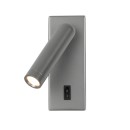 Italux WL-46376-1-GR LED fali spotlámpa Nova | 3W LED | 153lm | 3000K
