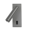 Italux WL-46376-1-GR LED fali spotlámpa Nova | 3W LED | 153lm | 3000K