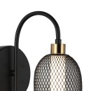 Italux WL-84283-1-BK LED fali lámpa Marco | 6W LED | 310lm | 3000K