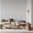 Italux WL-8545-1-BK-GD LED fali lámpa Nico | 5W integrált LED forrás | 3000K | aranyszínű | fekete | fehér