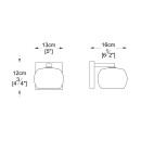 Zuma Line 003064-001006 fali lámpa CRYSTAL G9