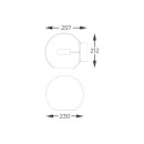 Zuma Line 003064-028137 LED fali lámpa ENCELADUS integrált LED forrás