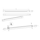 Zuma Line 003064-028265 LED fali lámpa PARKS integrált LED forrás