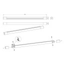 Zuma Line 003064-028270 LED fali lámpa PARKS integrált LED forrás
