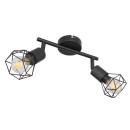 Globo 54802S-2 mennyezetre szerelhető lámpa Xara 2x40W | E14 - fekete