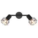 Globo 54802S-2 mennyezetre szerelhető lámpa Xara 2x40W | E14 - fekete