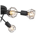 Globo 54802S-6 mennyezetre szerelhető lámpa Xara 6x40W | E14 - fekete