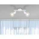 Globo 54802W-2 mennyezetre szerelhető lámpa Xara 2x40W | E14 - fehér