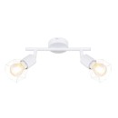 Globo 54802W-2 mennyezetre szerelhető lámpa Xara 2x40W | E14 - fehér