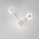Luce Ambiente Design ETERE-PL2 ORO LED mennyezetre szerelhető lámpa ETERE | 10W integrált LED forrás | aranyszínű