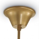 Ideal Lux 155968 mennyezeti függőlámpa Konse Oro 1x60W|E27 - aranyszínű