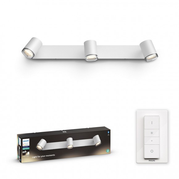 Philips Hue 34180/31/P6 fürdőszobai fali lámpa Adore 3x5,5W | GU10 | 750lm | 2200-6500K - White Ambience