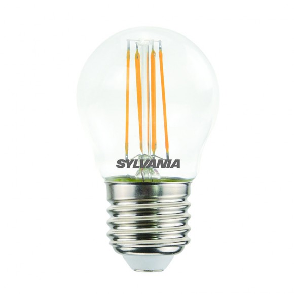 Sylvania 0029491 LED szénszálas izzó 1x4,5W | E27 | 470lm | 2700K - szabályozható, átlátszó