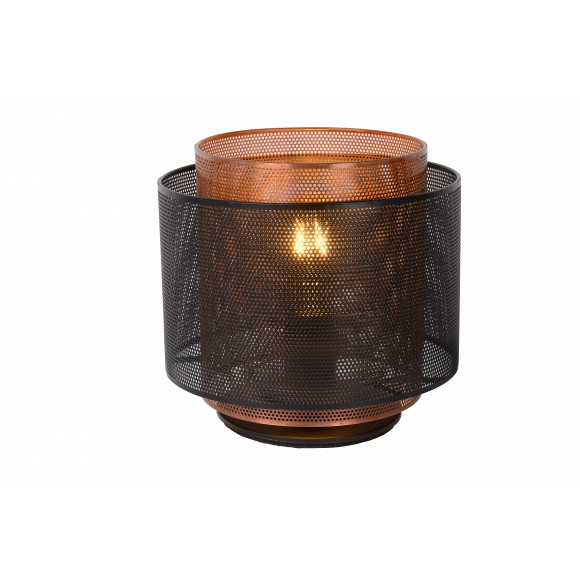 Lucide 02504/01/30 asztali lámpa Orrin 1x60W | E27 - fekete, fém, kábelkapcsoló